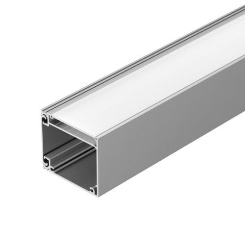 Профиль BOX60-SIDE-2000 ANOD (Arlight, Алюминий) Алюминиевый анодированный профиль для светодиодных лент и линеек, с отсеком для блока питания (размер отсека 50х37мм). Освещение в направлении вдоль основания. Габаритные размеры (L×W×H): 2000x60x53 мм. Ширина площадки для ленты 50 мм. Экраны, заглушки и другие аксессуары приобретаются отдельно. Цена за 1 метр.