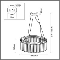  - Подвесная люстра Odeon Light Vassa 4987/6