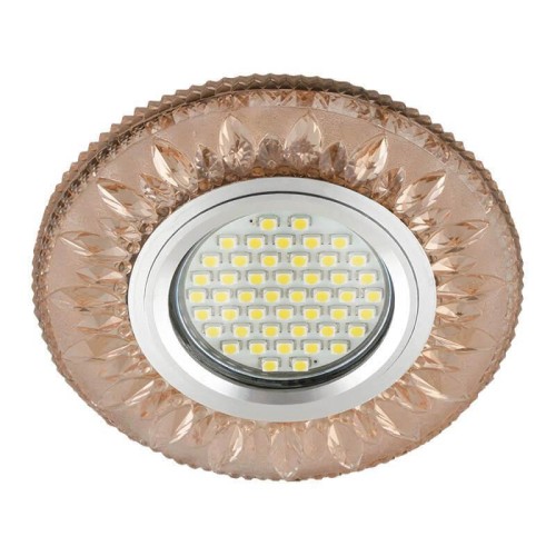 Встраиваемый светильник Fametto Luciole DLS-L141 Gu5.3 Glassy/Light Tea 