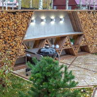  - Уличный настенный светодиодный светильник Elektrostandard 1518 Techno LED Blade белый 4690389108914