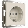 Розетка с заземлением и шторками Werkel айвори матовый W1171162 4690389184741 - Розетка с заземлением и шторками Werkel айвори матовый W1171162 4690389184741