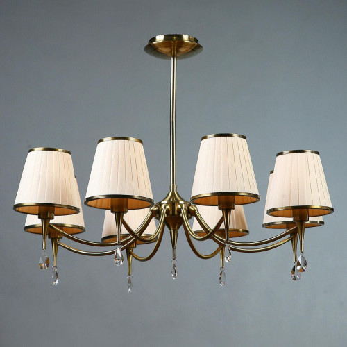 Подвесная люстра Brizzi Alora MA01625CA/008 Bronze Cream 