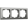 Рамка на 3 поста Werkel Metallic глянцевый никель W0031602 4690389159053 - Рамка на 3 поста Werkel Metallic глянцевый никель W0031602 4690389159053
