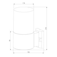  - Уличный настенный светильник Elektrostandard Roil 35125/U 4690389175466