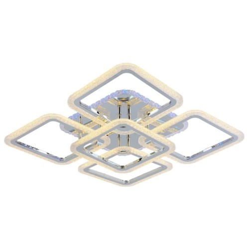 Потолочная светодиодная люстра Profit Light 8087/4+1 CHR 