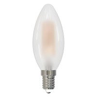 Лампа светодиодная филаментная Volpe E14 6W 3000K матовая LED-C35-6W/3000K/E14/FR/SLF UL-00008326