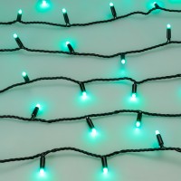  - Светодиодная гирлянда ARD-STRING-CLASSIC-10000-BLACK-95LED-LIVE RGBW-DMX (24V, 10W) (Ardecoled, IP65)