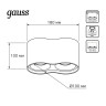 Потолочный светодиодный светильник Gauss HD032 - Потолочный светодиодный светильник Gauss HD032