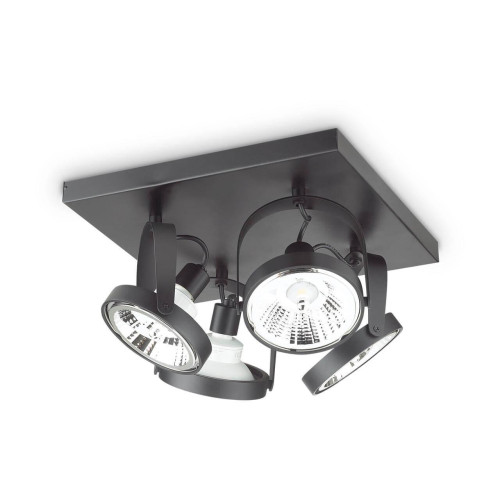Спот Ideal Lux Glim PL4 Square Nero 229645 