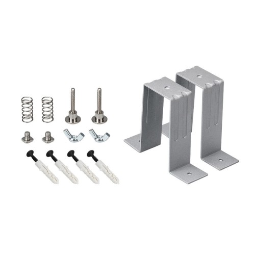 Держатель S2-LINE-3360 Set (Arlight, Металл) Держатель для встраивания профиля S2-LINE-3360 в гипсокартонные потолки.
В комплекте 2шт держателя, винты, пружины, гайки. Цена за 1 комплект.
