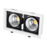 Светильник CL-KARDAN-S283x152-2x25W White6000 (WH-BK, 30 deg) (Arlight, IP20 Металл, 3 года) - Светильник CL-KARDAN-S283x152-2x25W White6000 (WH-BK, 30 deg) (Arlight, IP20 Металл, 3 года)