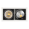 Светильник CL-KARDAN-S283x152-2x25W White6000 (WH-BK, 30 deg) (Arlight, IP20 Металл, 3 года) - Светильник CL-KARDAN-S283x152-2x25W White6000 (WH-BK, 30 deg) (Arlight, IP20 Металл, 3 года)