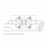 Выключатель Werkel двухклавишный проходной с подсветкой шампань WL11-SW-2G-2W-LED 4690389124655 - Выключатель Werkel двухклавишный проходной с подсветкой шампань WL11-SW-2G-2W-LED 4690389124655