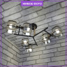 Потолочная люстра Seven Fires Klaso SF3316/6C-BK-FGD - Потолочная люстра Seven Fires Klaso SF3316/6C-BK-FGD