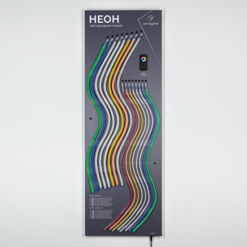 Стенд Гибкий Неон ARL-E11-1760x600mm (DB 3мм, пленка, подсветка) (Arlight, -) Стенд Гибкий Неон.
Материал - композит 3 мм, пленка, печать.
Габаритные размеры (Ширина Х Высота Х Глубина), 600х1760х60 мм.
Питание 230 В. Мощность -- Вт.