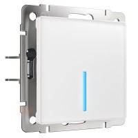  - Сенсорный выключатель одноклавишный с функцией Wi-Fi Werkel белый W4510601 4690389171161