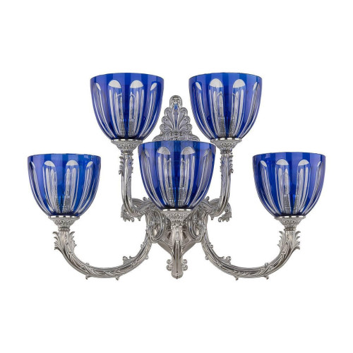 Бра Bohemia Ivele 7109B15/3+2/210 NW P1 U Clear-Blue/H-1H 