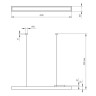 Подвесной светодиодный cветильник Geometria ЭРА Block SPO-115-W-40K-036 36Вт 4000К белый Б0050546 - Подвесной светодиодный cветильник Geometria ЭРА Block SPO-115-W-40K-036 36Вт 4000К белый Б0050546