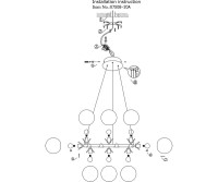  - Подвесная люстра Kink Light Сида 07508-20А,19