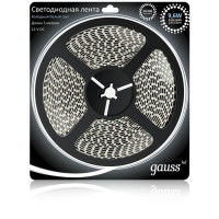  - Светодиодная лента Gauss 9,6W/m 120LED/m 2835SMD холодный белый 5M 312000310