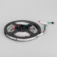  - Лента SPI-5000-5060-30 12V Cx3 RGB (10mm, 7.2W/m, IP20) (Arlight, бегущий огонь)