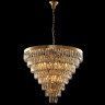 Подвесная люстра Crystal Lux Abigail SP22 D820 GOLD/AMBER - Подвесная люстра Crystal Lux Abigail SP22 D820 GOLD/AMBER