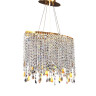 Подвесная люстра Lumina Deco Aldonea LDP 7051-4A GD - Подвесная люстра Lumina Deco Aldonea LDP 7051-4A GD