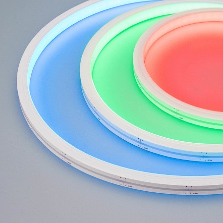 Лента герметичная MOONLIGHT-TOP-GM192-13x12mm 24V RGBW-Warm (14.4 W/m, IP67, 5m, wire x2) (Arlight, Вывод боковой, 3 года) 