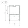 Профиль с экраном SL-LINE-4970-2500 BLACK+OPAL (Arlight, Алюминий) - Профиль с экраном SL-LINE-4970-2500 BLACK+OPAL (Arlight, Алюминий)