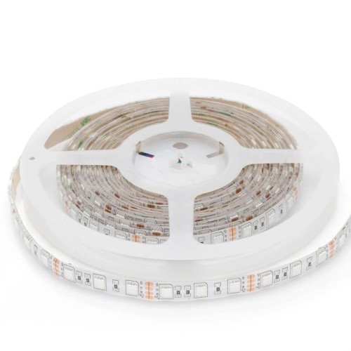 Светодиодная влагозащищенная лента Apeyron 14,4W/m 60Led/m 5050SMD разноцветная 1M 260BL 