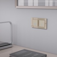  - Сенсорный выключатель одноклавишный с функцией Wi-Fi Werkel шампань W4510611 4690389171284