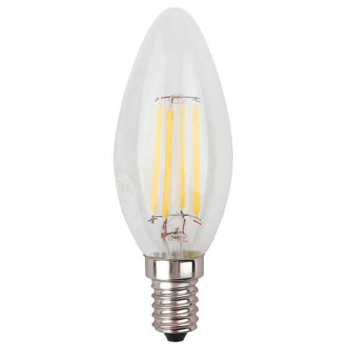 Лампа светодиодная филаментная ЭРА E14 11W 2700K прозрачная F-LED B35-11w-827-E14 Б0046985 