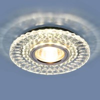  - Встраиваемый светильник Elektrostandard 2197 MR16 CL/SL прозрачный/серебро 4690389101021