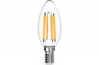  - Лампа светодиодная филаментная Gauss E14 13W 4100K прозрачная 103801213