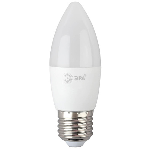 Лампа светодиодная ЭРА E27 8W 6500K матовая B35-8W-865-E27 R Б0045342 