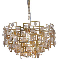 - Подвесная люстра Crystal Lux Diego SP9 D600 Gold