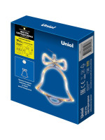  - Подвесной светодиодный светильник «Колокольчик» Uniel ULD-H1620-010/STA/3AAA Warm White IP20 Bell UL-00007253