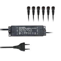  - Блок питания для светодиодов Uniel 12V 9W IP33 0,7A UET-VPL-009А33 08939