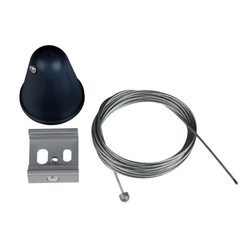 Набор для подвесного монтажа шинопроводов Uniel UFB-H41 Black 1 Polybag UL-00003666 