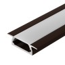 Профиль MIC-F-2000 ANOD Brown Deep (Arlight, Алюминий) - Профиль MIC-F-2000 ANOD Brown Deep (Arlight, Алюминий)