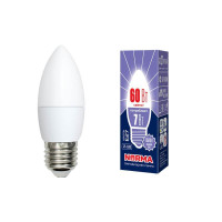  - Лампа светодиодная E27 7W 6500K матовая LED-C37-7W/DW/E27/FR/NR UL-00003797