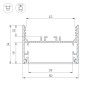 Профиль SL-LINE-5035-2000 ANOD (Arlight, Алюминий) - Профиль SL-LINE-5035-2000 ANOD (Arlight, Алюминий)
