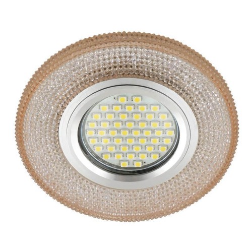 Встраиваемый светильник Fametto Luciole DLS-L142 Gu5.3 Glassy/Light Tea 