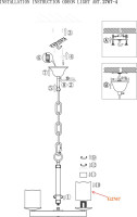  - Подвесная люстра Odeon Light Fabo 2767/4
