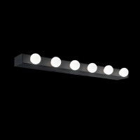  - Настенный светильник Ideal Lux Prive AP6 Nero 159508