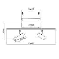  - Светодиодный спот Moderli Right V5044-2WL