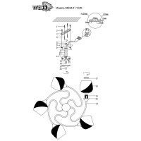  - Потолочная люстра Wedo Light Lerichi 66434.01.13.05