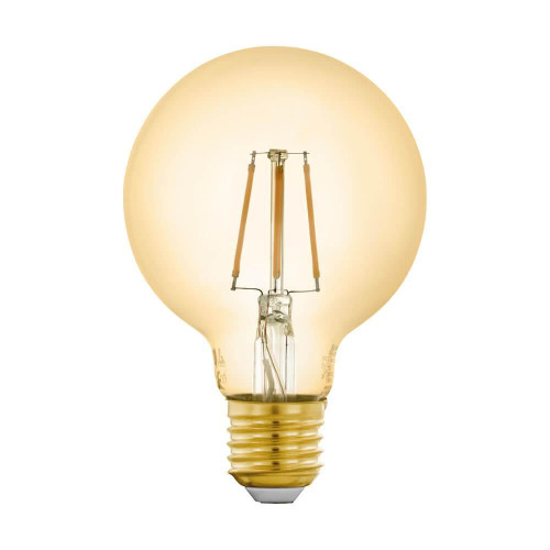 Лампа светодиодная филаментная диммируемая Eglo E27 5,5W 2200K золотистая 12572 