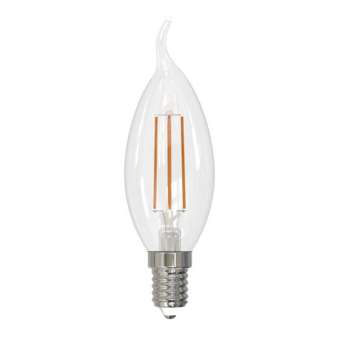 Лампа светодиодная филаментная Volpe E14 6W 3000K прозрачная LED-CW35-6W/3000K/E14/CL/SLF UL-00008336 