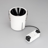  - Светильник MS-ATLAS-BUILT-R112-35W Warm3000 (WH-BK, 30 deg, 230V) (Arlight, IP20 Металл, 5 лет)
